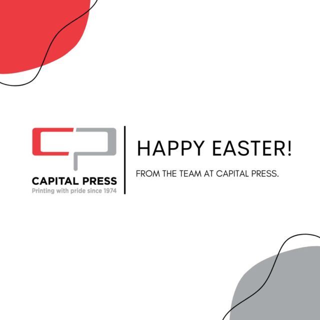 We hope the Easter Bunny is good to you this year! 

Happy Easter, from the team at Capital Press.